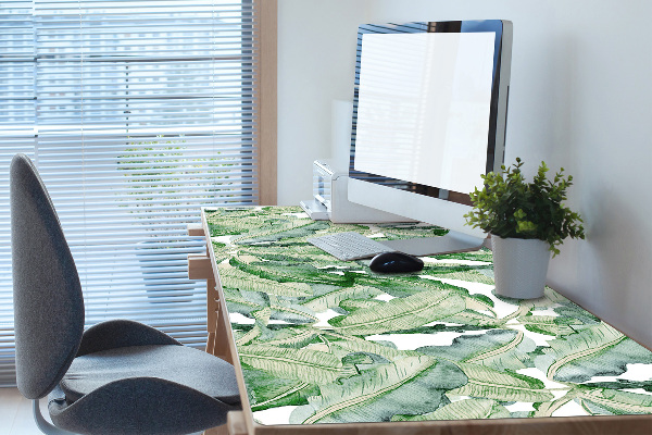 Sous-main bureau Feuilles de banane