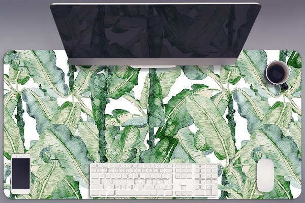 Sous-main bureau Feuilles de banane