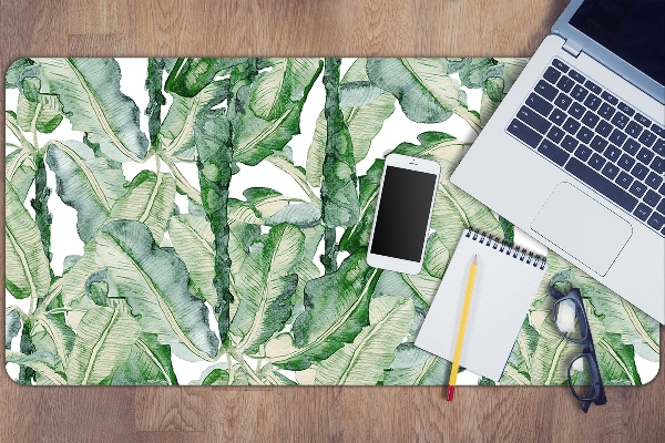 Sous-main bureau Feuilles de banane
