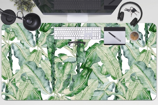 Sous-main bureau Feuilles de banane