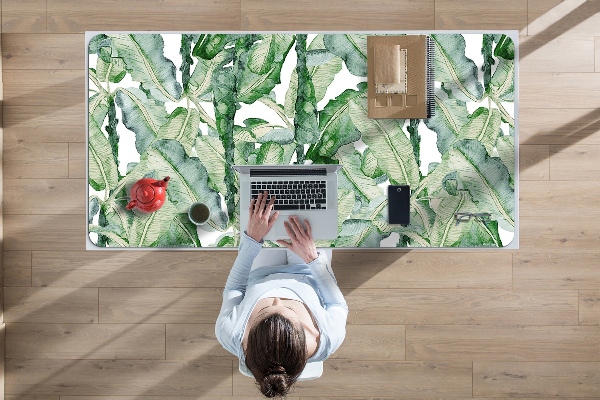 Sous-main bureau Feuilles de banane