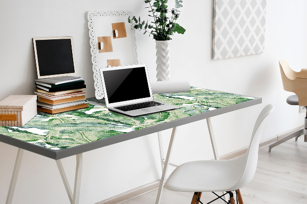 Sous-main bureau Feuilles de banane