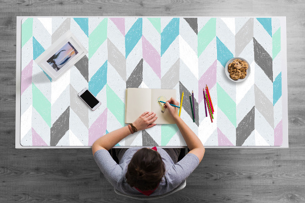 Protège bureau Tissu à Herringbone