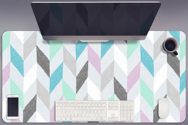 Protège bureau Tissu à Herringbone