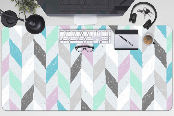 Protège bureau Tissu à Herringbone