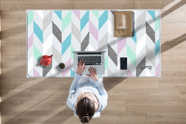 Protège bureau Tissu à Herringbone