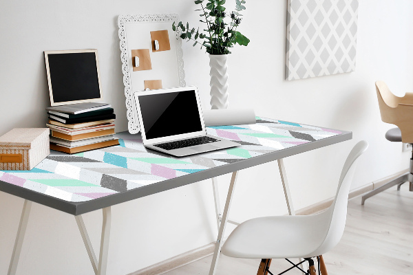 Protège bureau Tissu à Herringbone