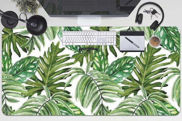 Protège bureau Feuilles tropicales