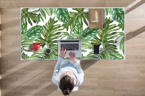 Protège bureau Feuilles tropicales