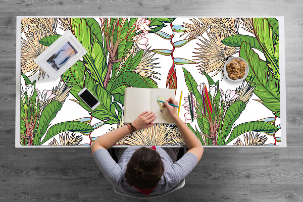 Sous-main bureau Jungle tropicale