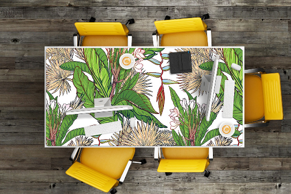 Sous-main bureau Jungle tropicale
