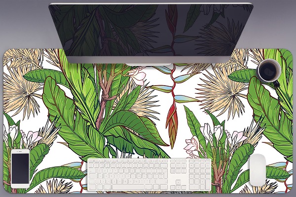 Sous-main bureau Jungle tropicale