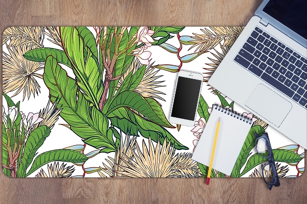 Sous-main bureau Jungle tropicale