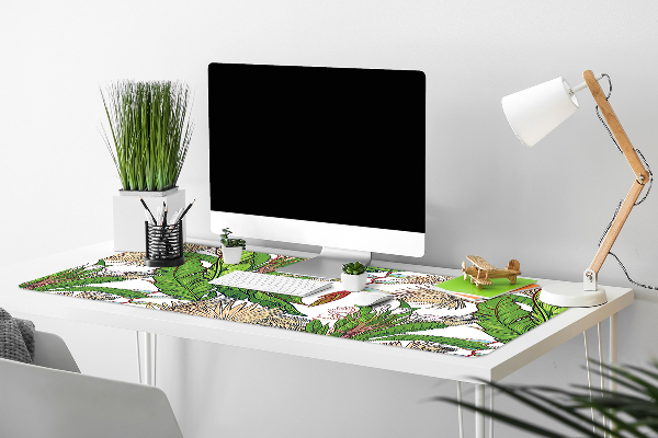 Sous-main bureau Jungle tropicale