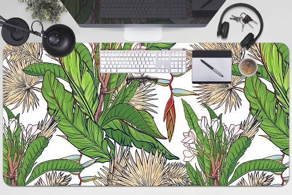 Sous-main bureau Jungle tropicale