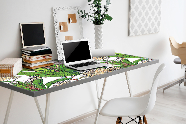 Sous-main bureau Jungle tropicale