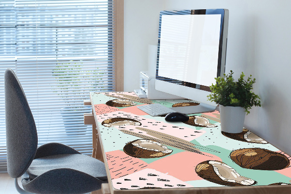 Sous-main bureau Noix de coco