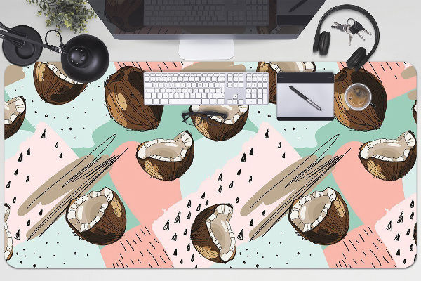Sous-main bureau Noix de coco