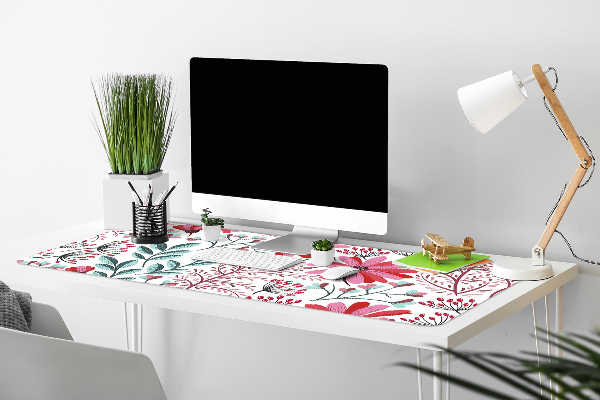 Sous-main bureau Motif floral
