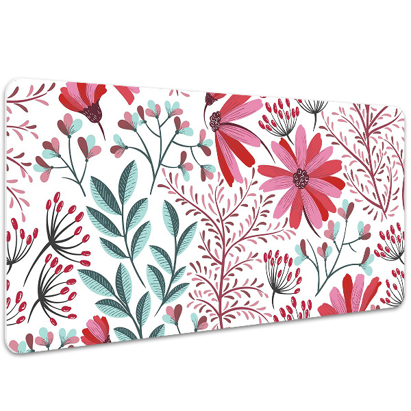 Sous-main bureau Motif floral
