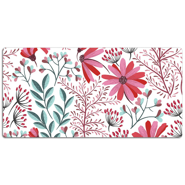 Sous-main bureau Motif floral