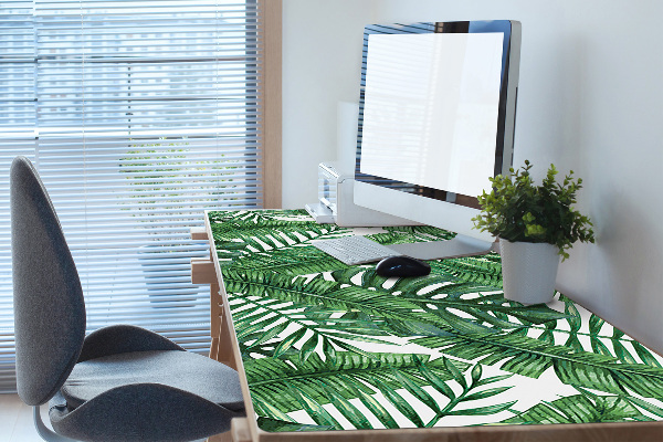 Protège bureau Feuilles tropicales