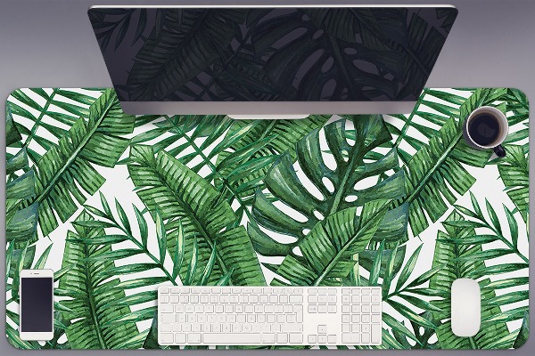 Protège bureau Feuilles tropicales