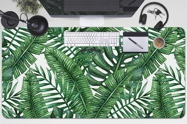 Protège bureau Feuilles tropicales
