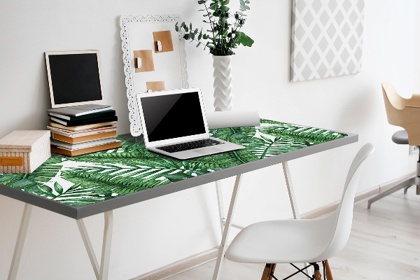 Protège bureau Feuilles tropicales