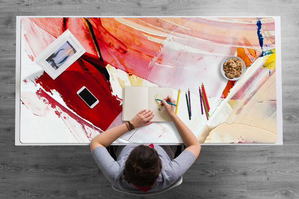 Sous main de bureau Taches de peinture