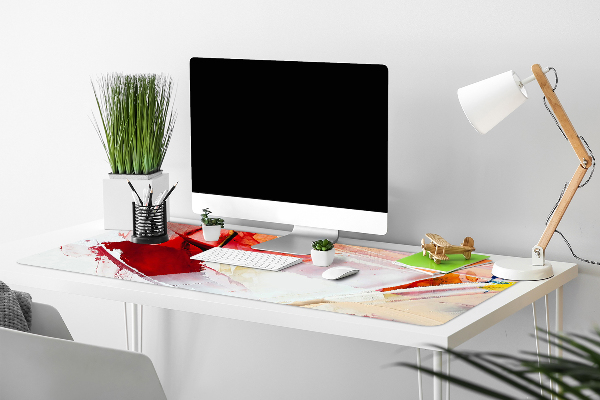 Sous main de bureau Taches de peinture