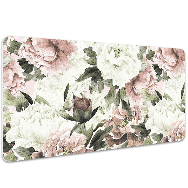 Sous-main bureau Bouquet vintage de rose