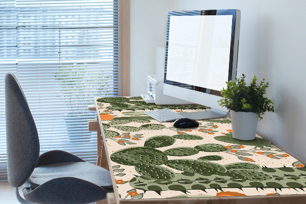 Sous-main bureau Cactus orange