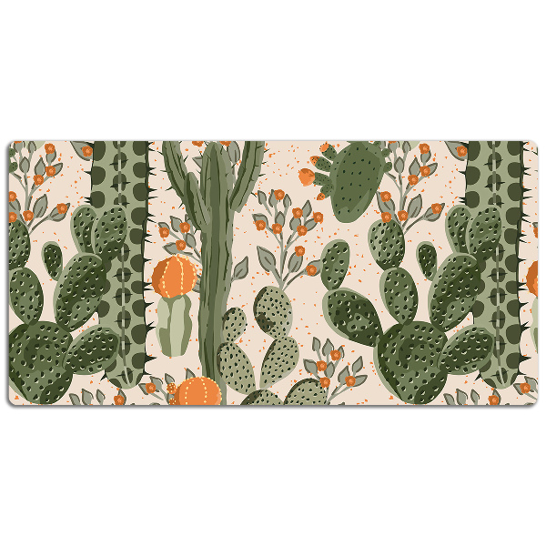 Sous-main bureau Cactus orange