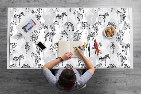 Tapis de bureau Tigres et zèbres