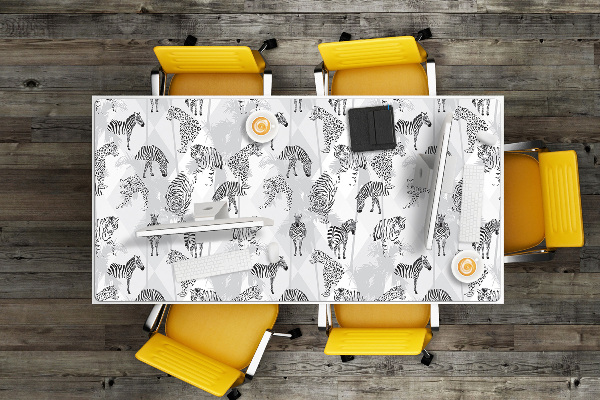 Tapis de bureau Tigres et zèbres
