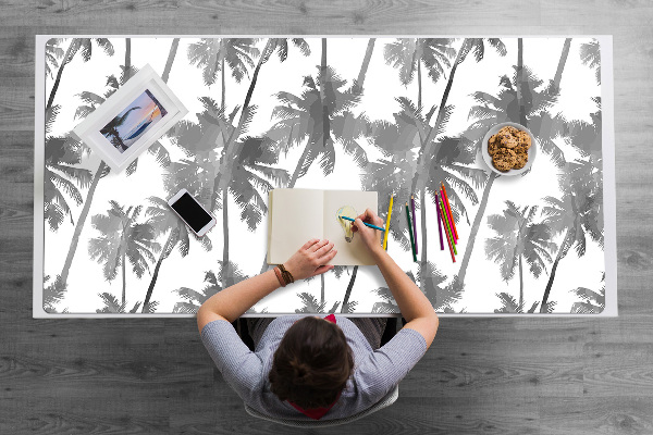 Sous main de bureau Palmier gris