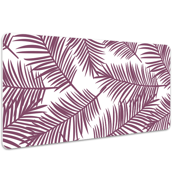 Sous-main bureau Feuilles violettes