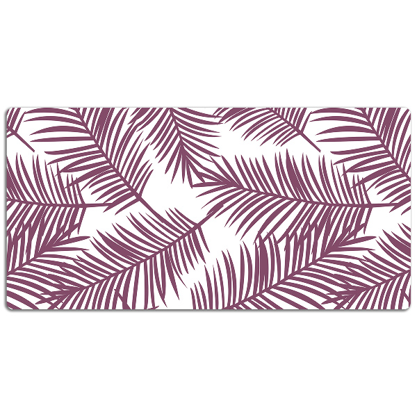 Sous-main bureau Feuilles violettes