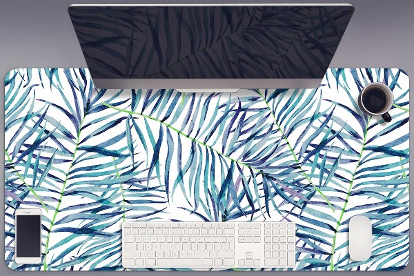 Protège bureau Feuilles exotiques