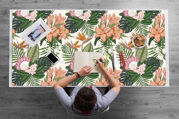 Tapis de bureau Fleurs murales