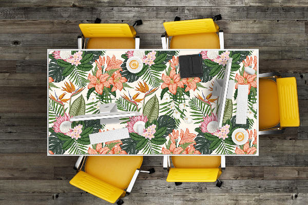 Tapis de bureau Fleurs murales