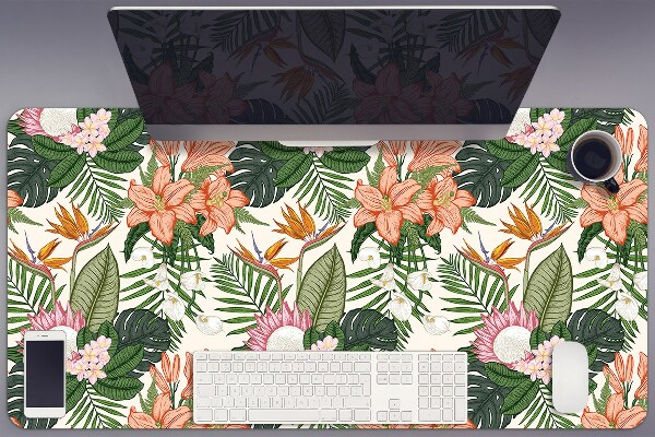Tapis de bureau Fleurs murales