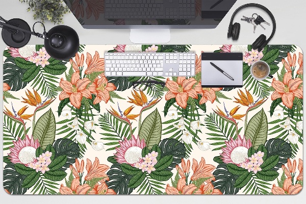 Tapis de bureau Fleurs murales
