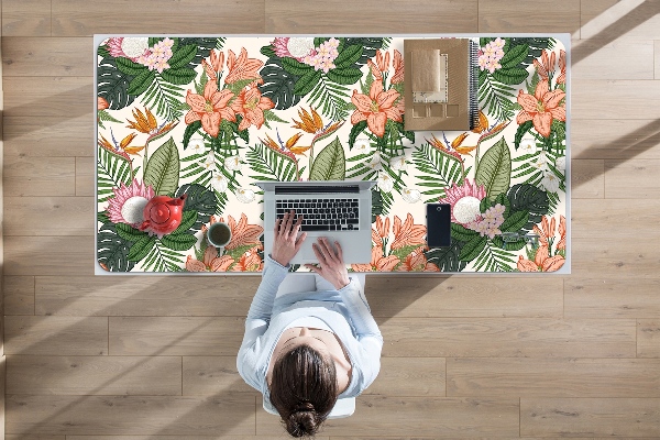 Tapis de bureau Fleurs murales
