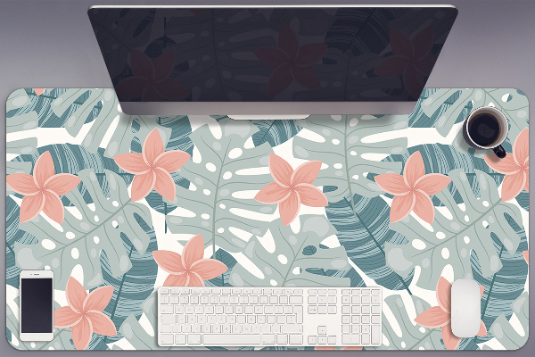 Sous-main bureau Murale tropicale