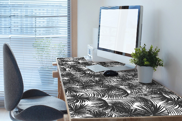 Tapis de bureau Paume noire