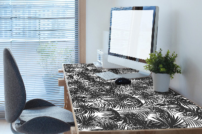 Tapis de bureau Paume noire