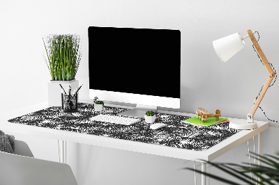 Tapis de bureau Paume noire