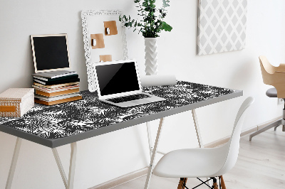 Tapis de bureau Paume noire